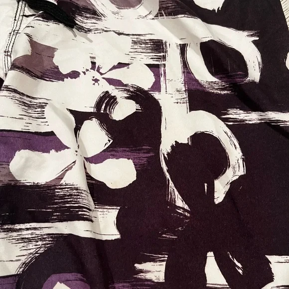 BurnsideBoard Shorts Black and Purple Graphic Swim Shorts - Picture 4 of 10